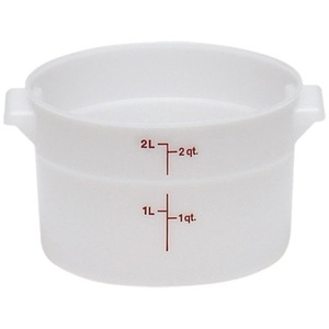 CM RFS2 2 QUART POLY ROUND CONTAINER  12EA/CS